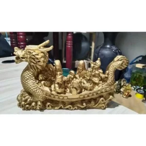 Patung Perahu Naga 8 Dewa Kuno
